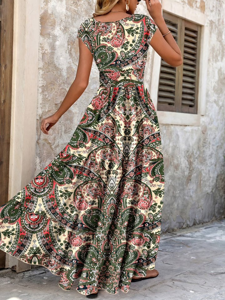 Felipa | Vestido largo con estampado paisley