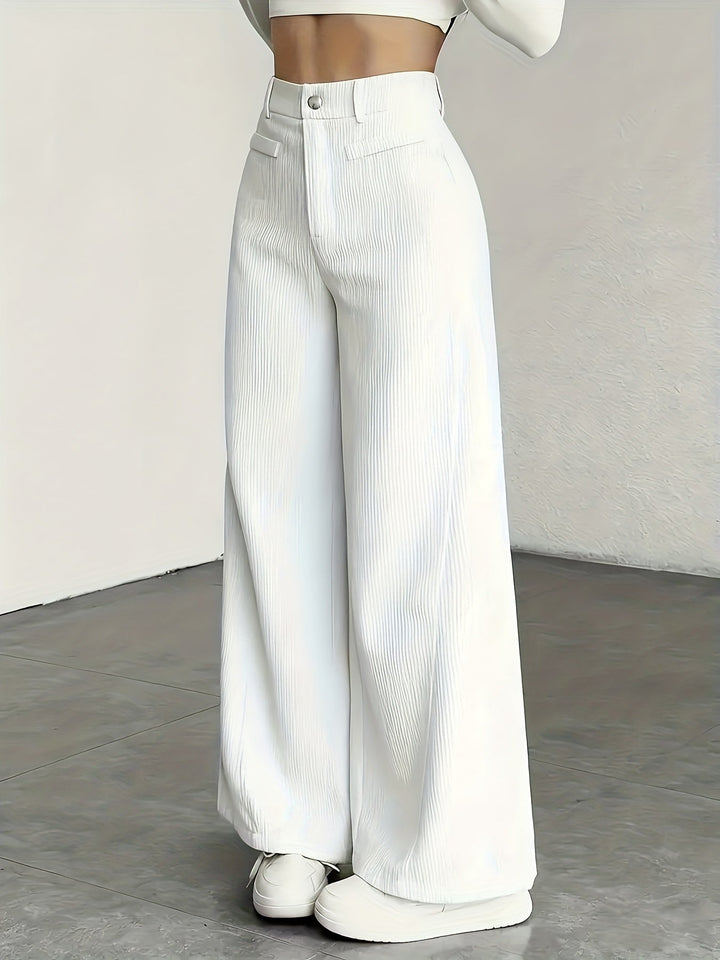 Oriana | Pantalón de tiro alto pierna ancha