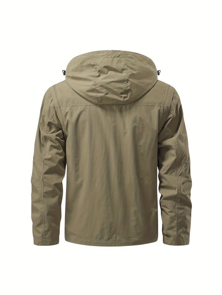 Norberto | Chaqueta multibolsillos con capucha desmontable