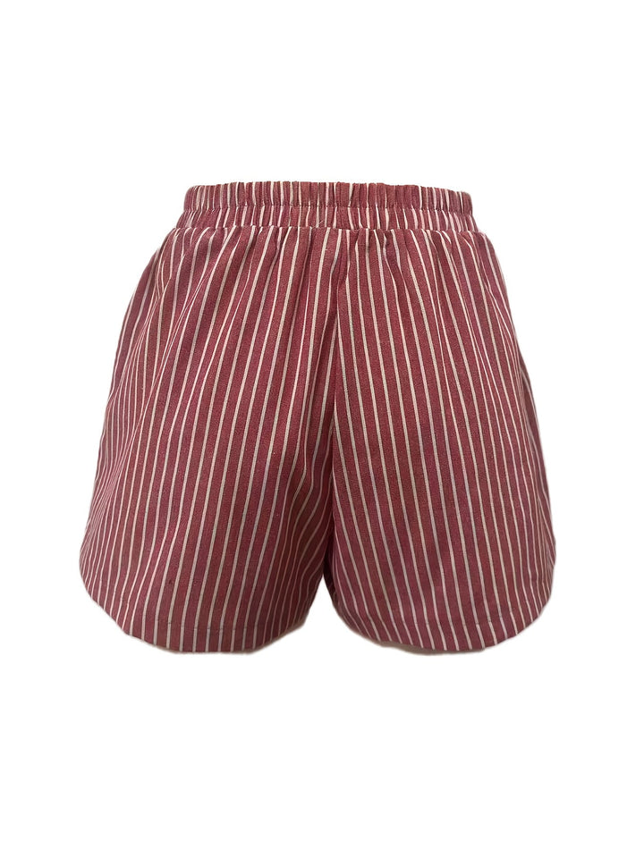 Rayen Antu | Shorts amplios de tiro elasticado