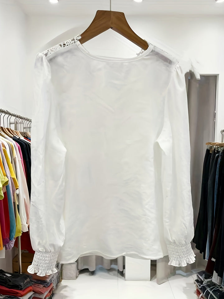 Antonieta | Blusa escote V con calado