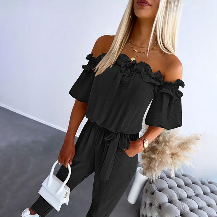 Elvira | Enterito off shoulder con amarre en la cintura