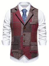 Dermidio | Chaleco de patchwork con espiga