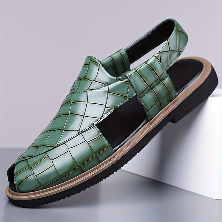Gastón | Sandalias de diseño tejido para hombre