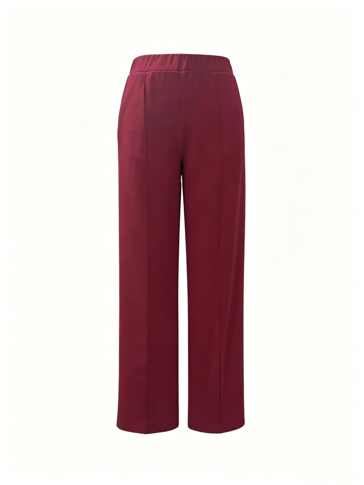 Saray | Pantalones de tiro alto y pierna ancha