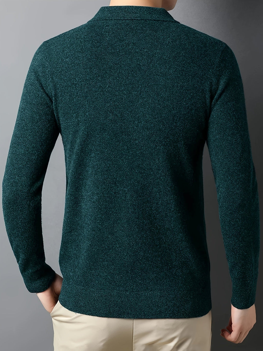 Anthony | Polera polo de punto manga larga