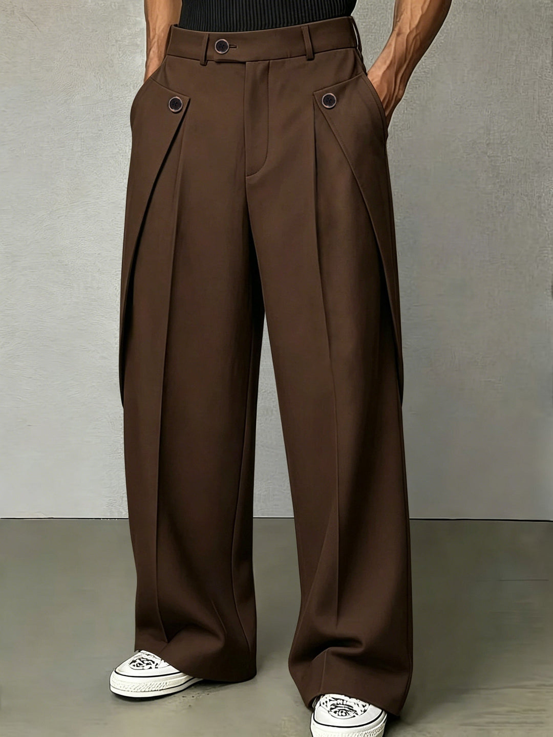 Fidel | Pantalón ancho con pinzas
