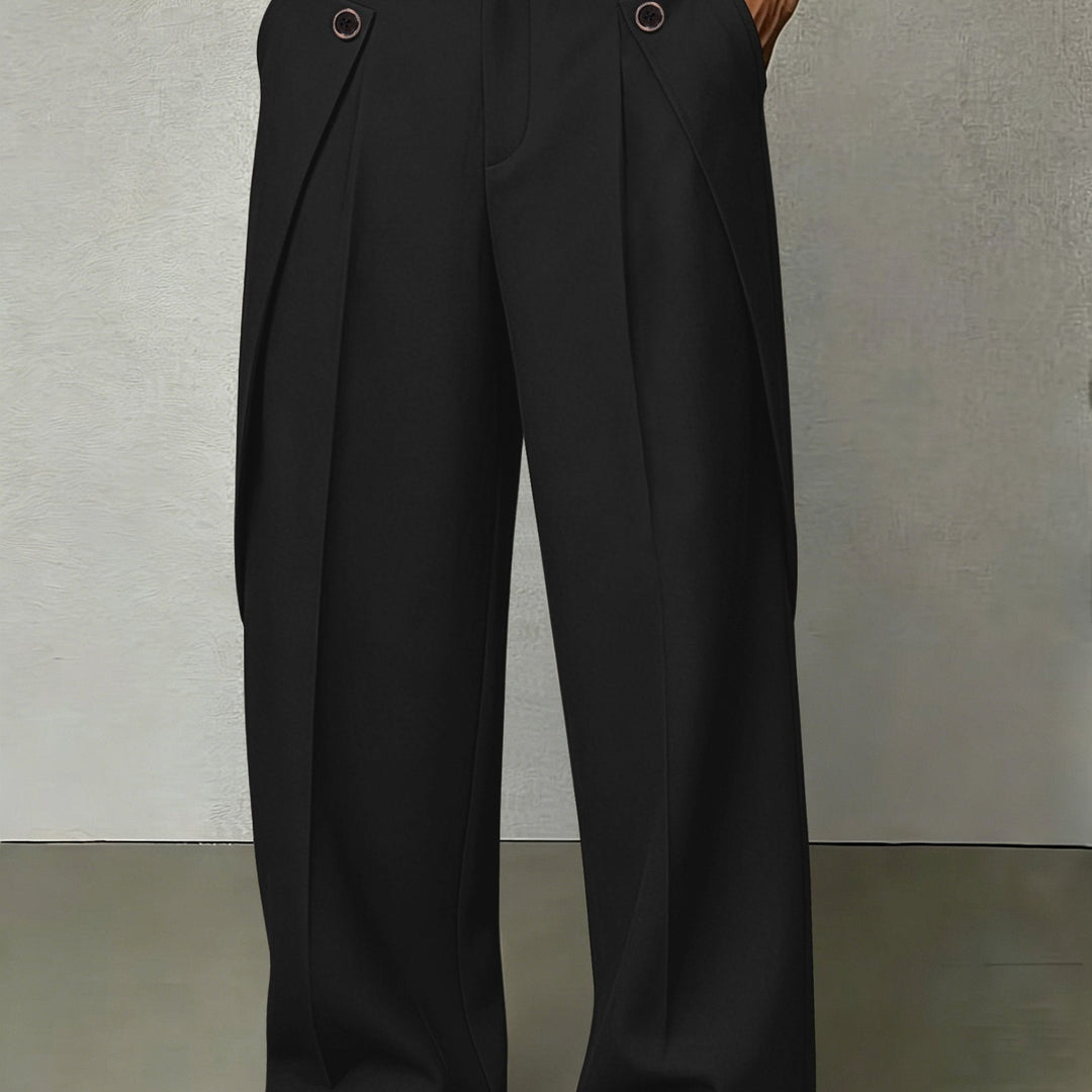 Fidel | Pantalón ancho con pinzas