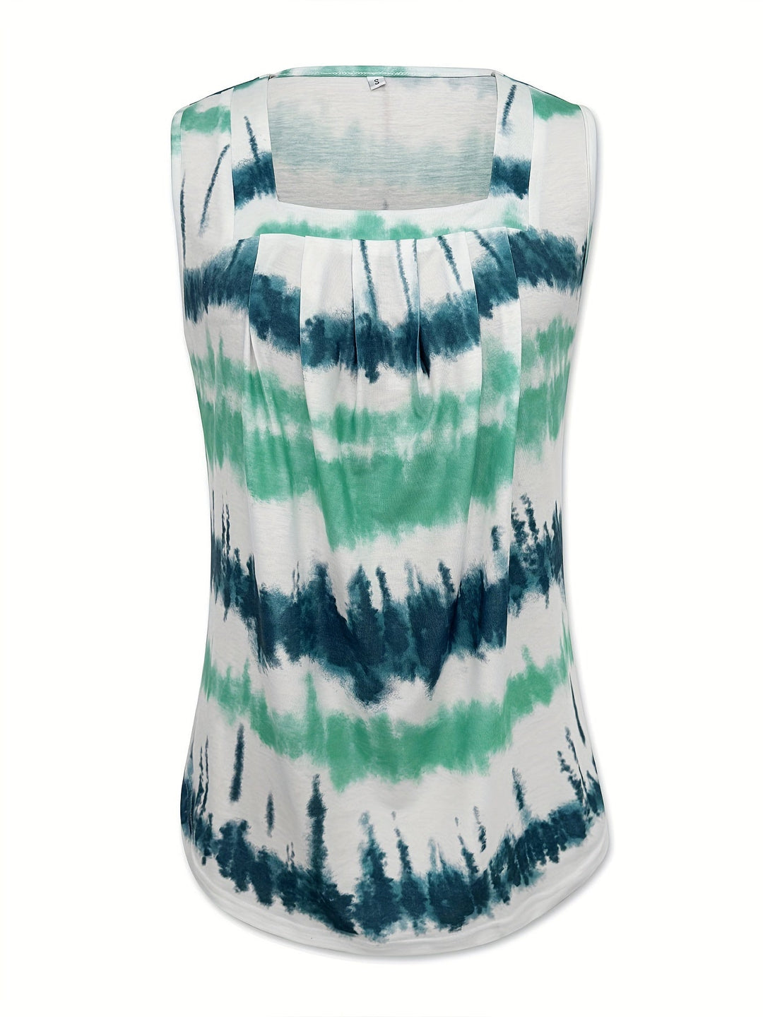 Cinthia | Blusa sin mangas de escote cuadrado