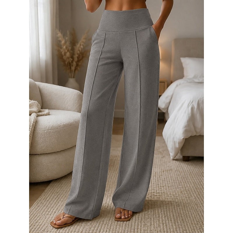 Bárbara Andrea | Pantalón de pierna ancha con tiro alto