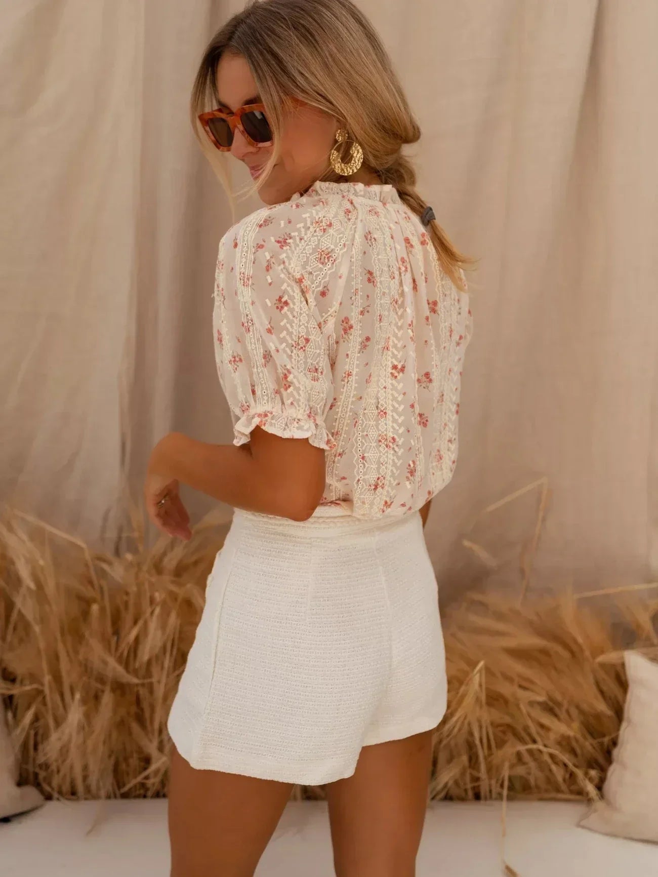 Elina | Blusa Floral Elegante de Primavera