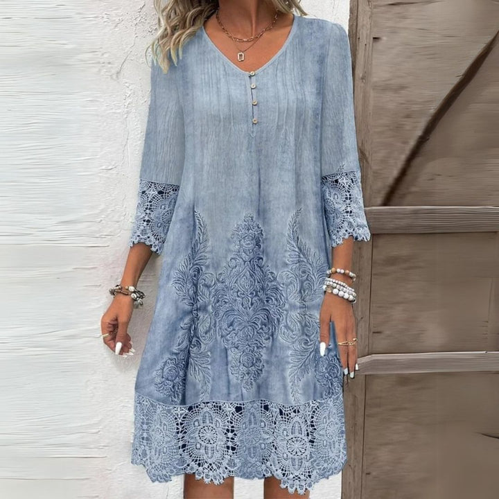 Zoraida | Vestido midi con encaje