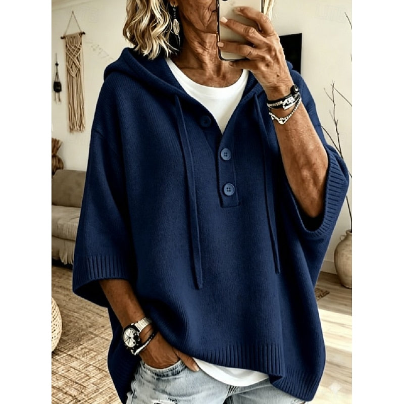 Venancia | Sweater con capucha holgado