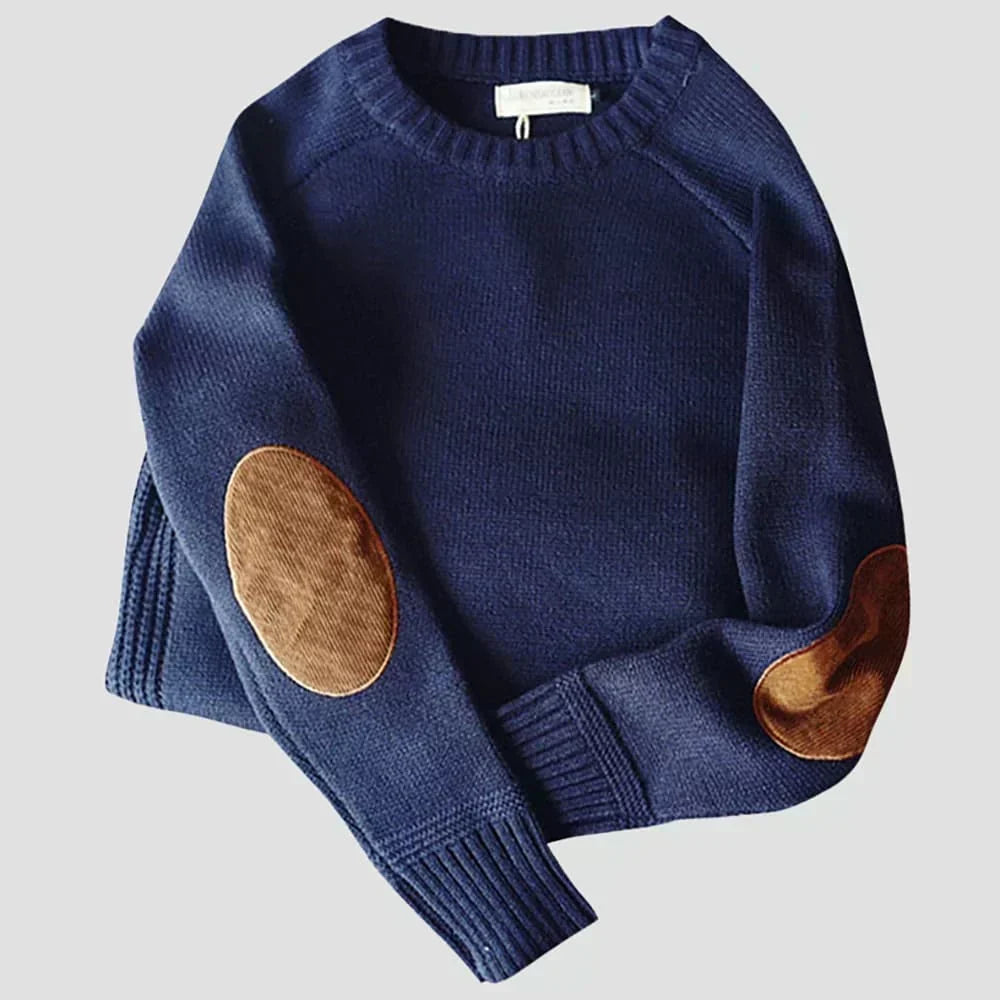 Ariel | Sweater clásico con coderas