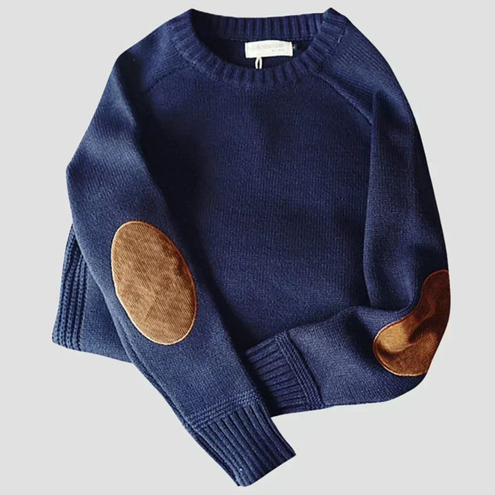 Ariel | Sweater clásico con coderas