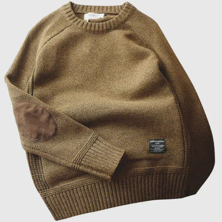Ariel | Sweater clásico con coderas
