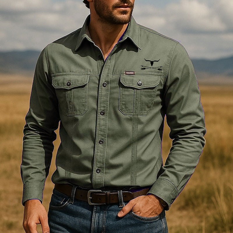 Elvis | Camisa western de trabajo