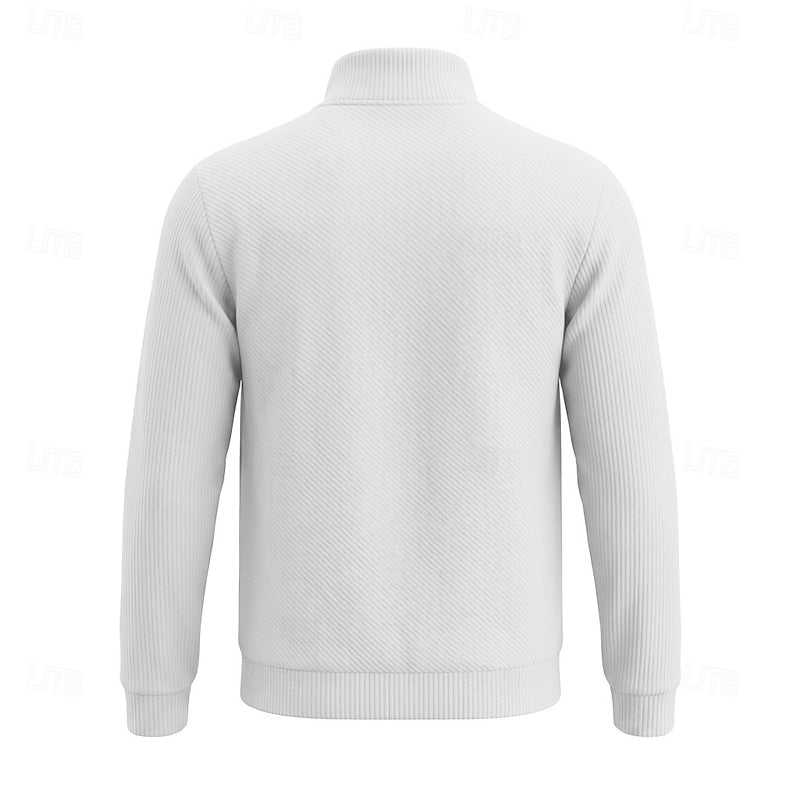 Vladimir | Sweater texturado con cierre al cuello
