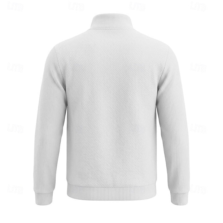 Vladimir | Sweater texturado con cierre al cuello