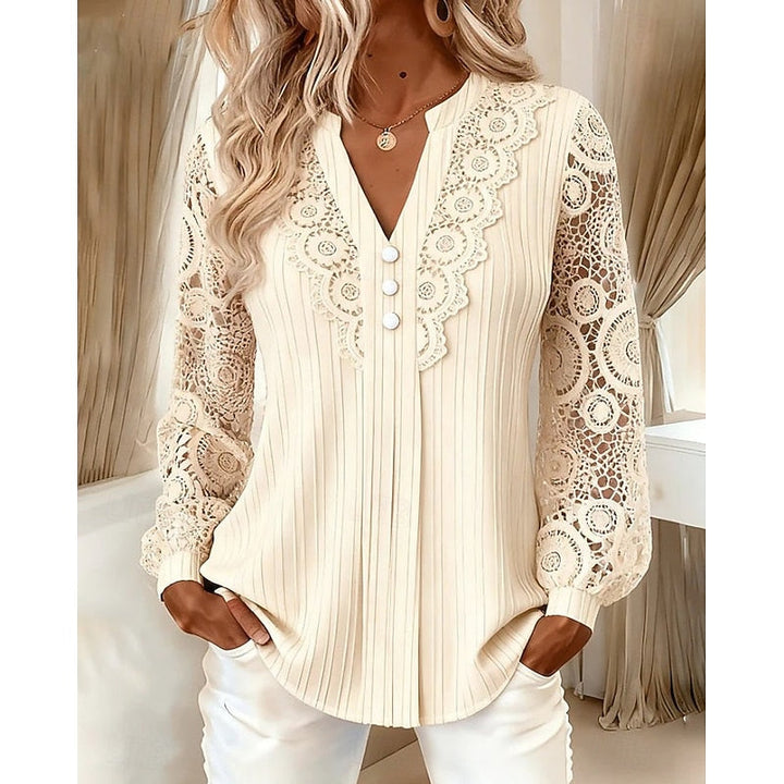 Ismenia | Blusa manga larga con encaje