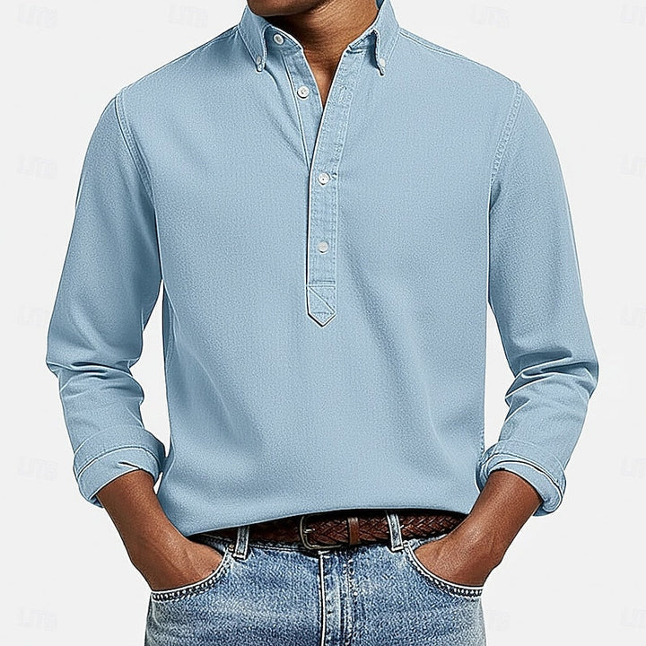 Ubaldo | Camisa casual con media botonadura
