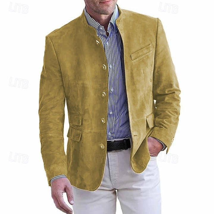 Eleodoro | Chaqueta de cuello mao para hombre