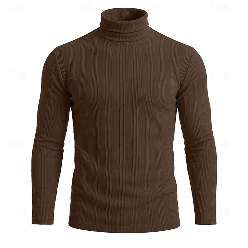 Mauro | Sweater cuello alto texturado para hombre