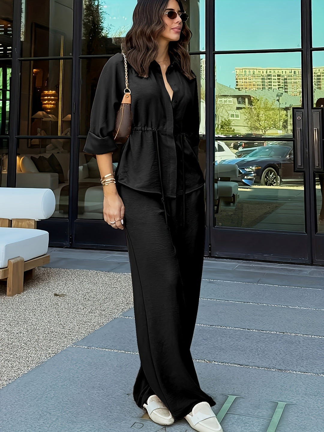 Silvia Elena | Conjunto de pantalón ancho