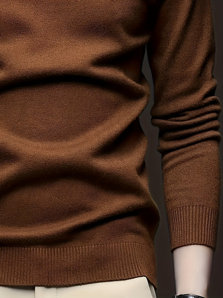 Agustín | Sweater cuello alto de hombre