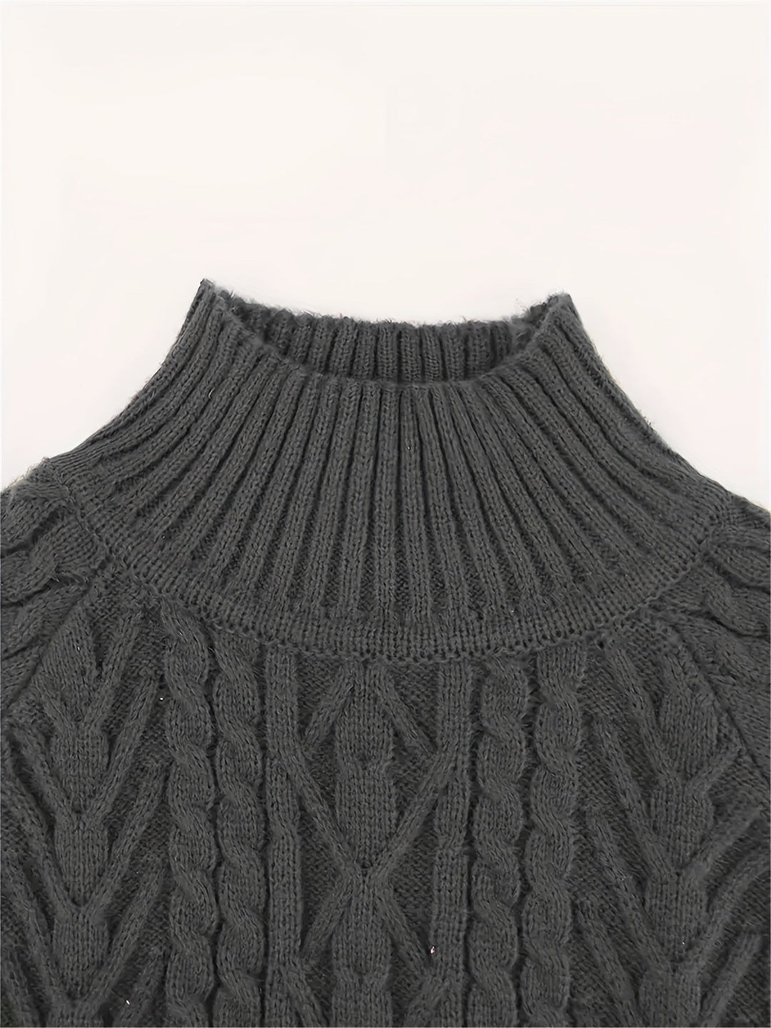 Ciriaca | Sweater texturado cuello medio
