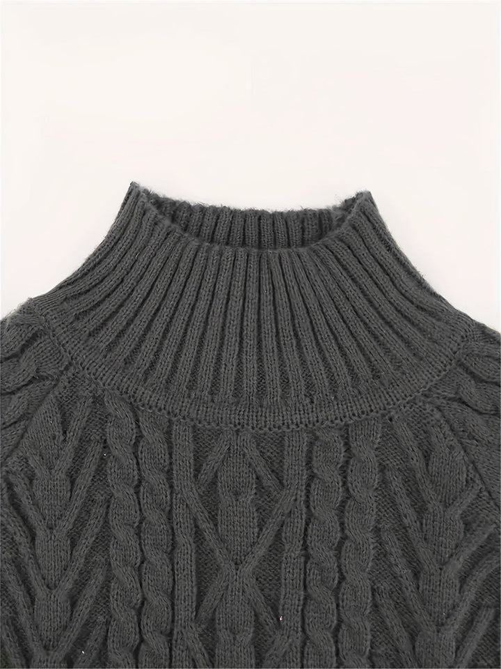 Ciriaca | Sweater texturado cuello medio
