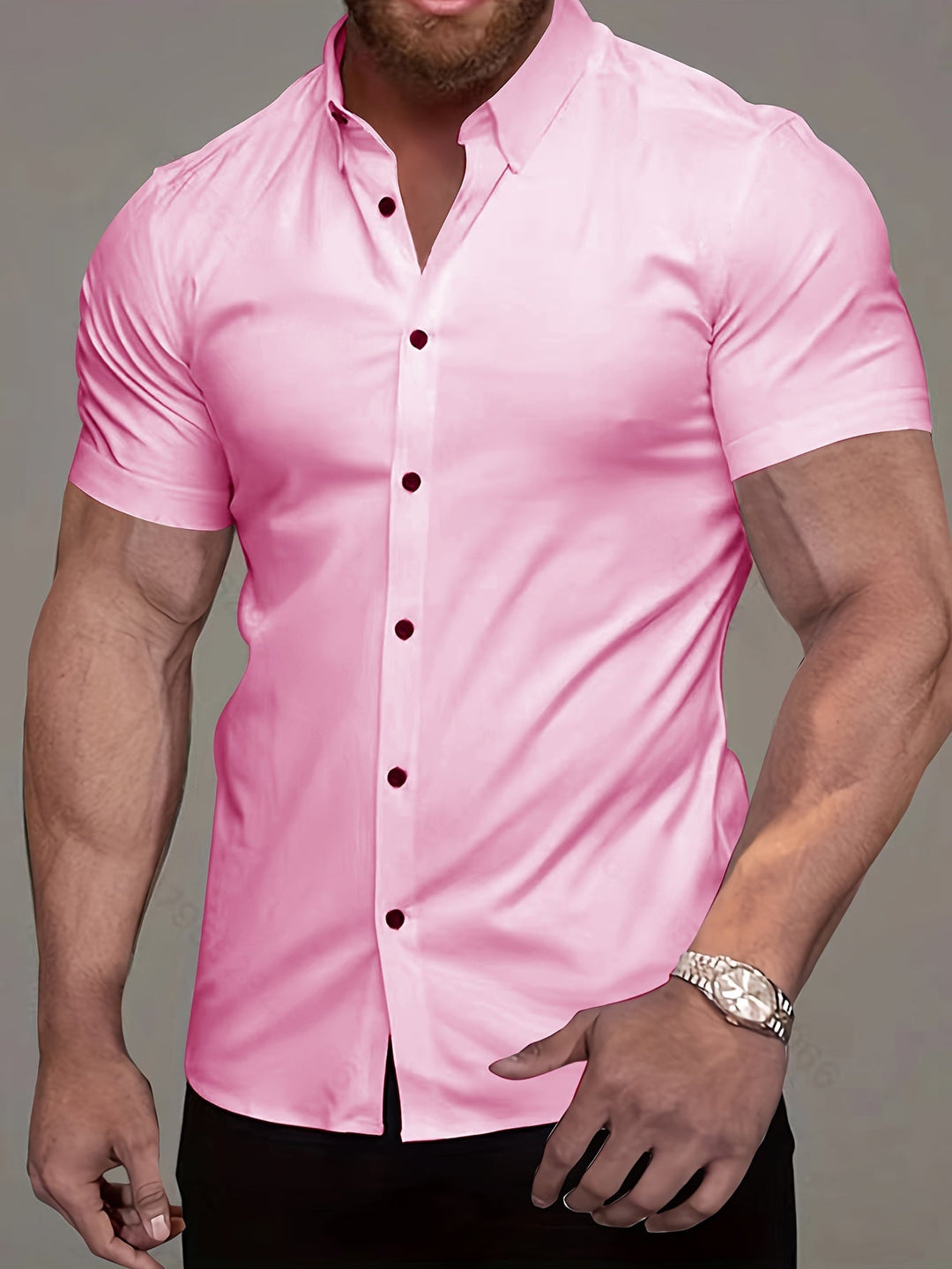 Flavio | Camisa manga corta clásica para hombre