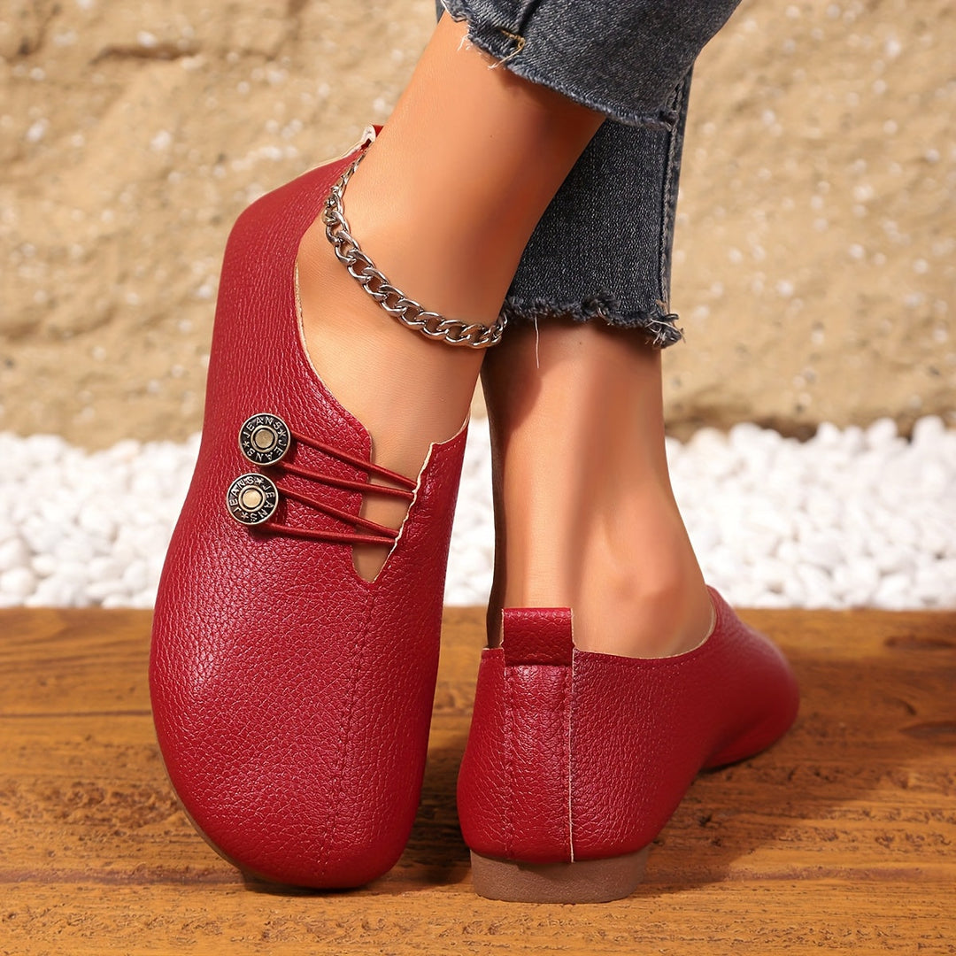 Cristal | Mocasines planos sin cordones