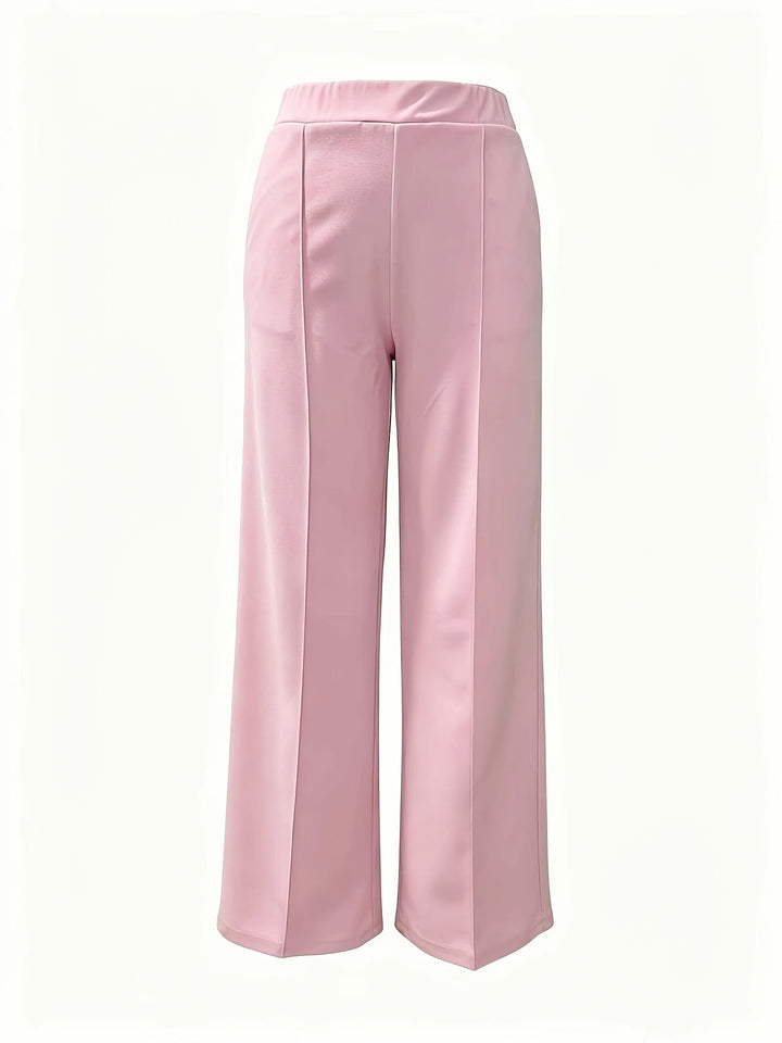 Saray | Pantalones de tiro alto y pierna ancha