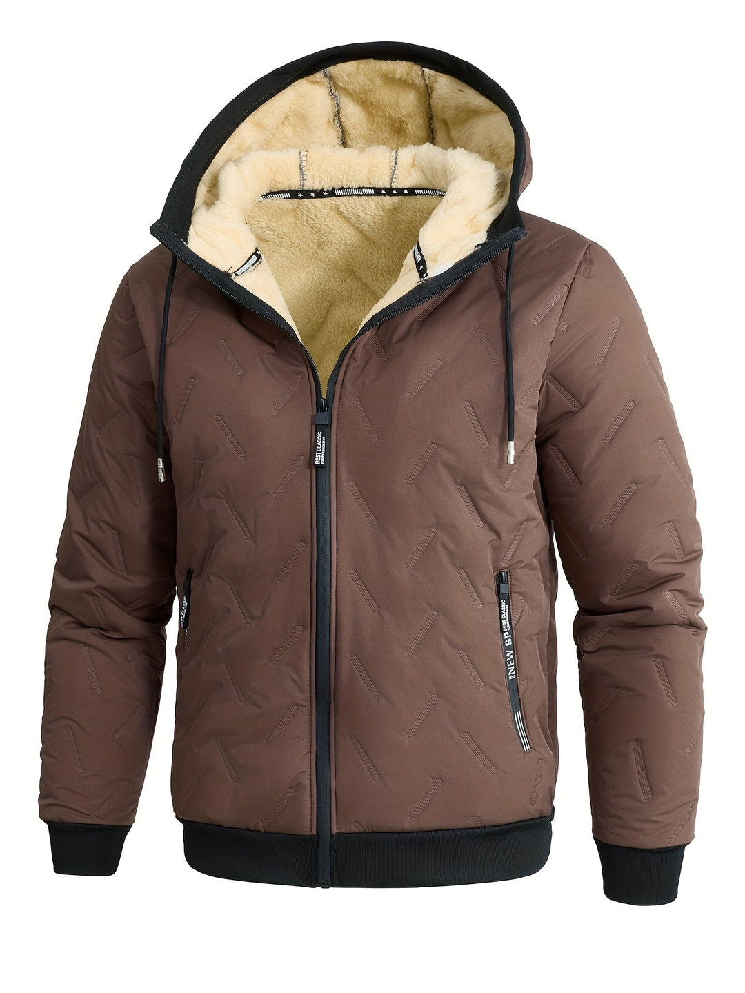 Ian | Parka con capucha forrada en peluche