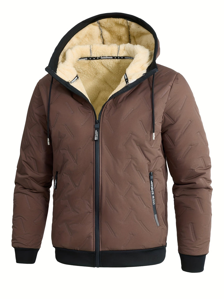Ian | Parka con capucha forrada en peluche