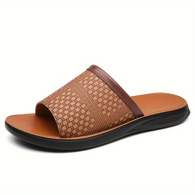 Eliseo | Sandalias slide tejidas para hombre