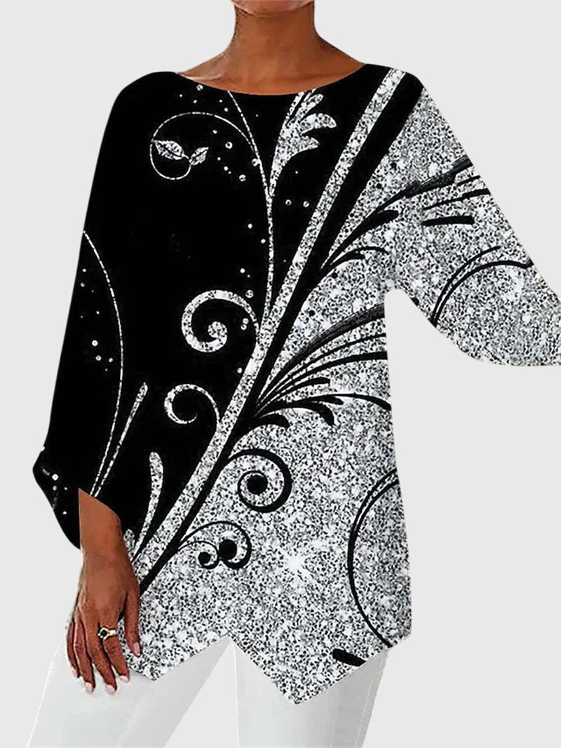 Nelda | Blusa manga larga con mariposa