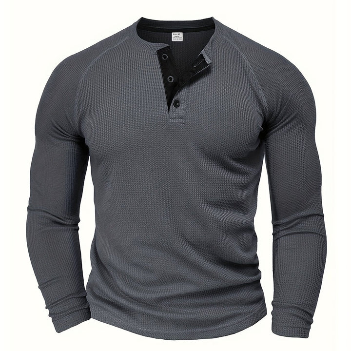 René | Polera henley manga larga