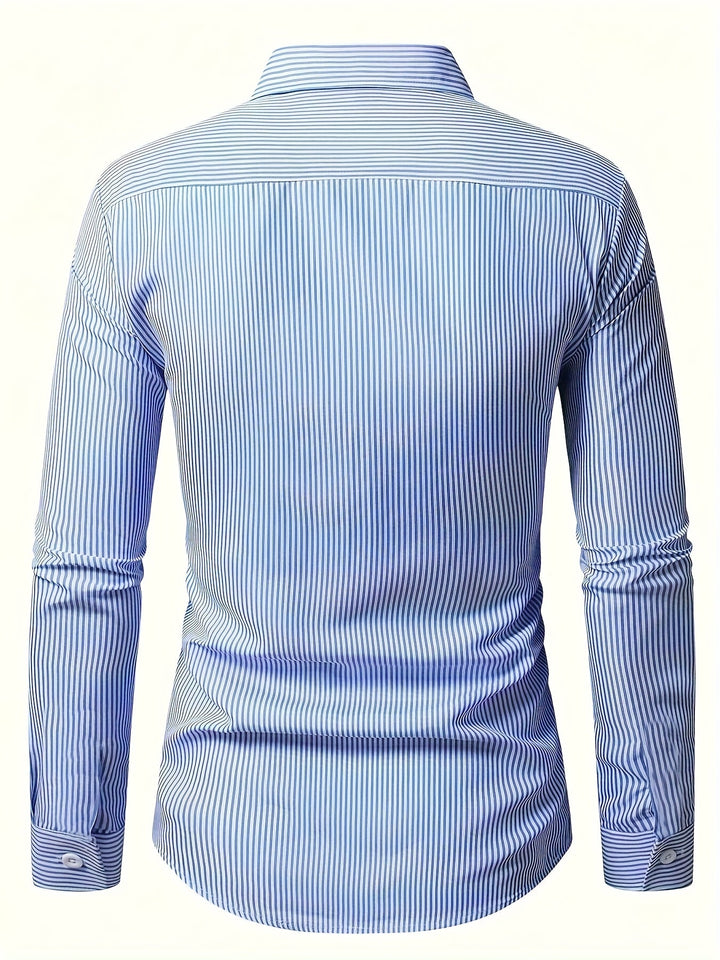 Ubaldo | Camisa de rayas manga larga