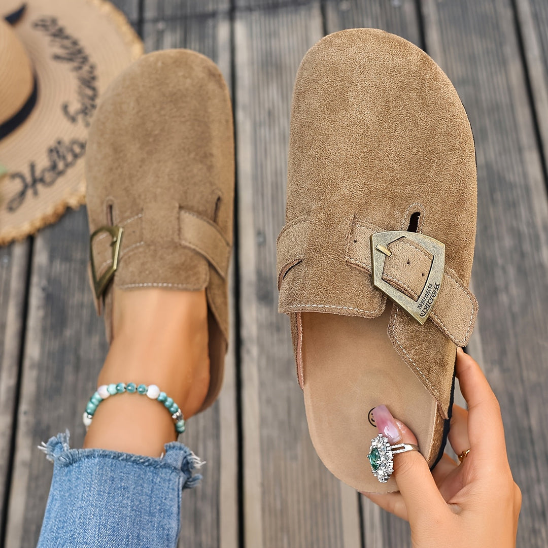 Priscilla | Mules con hebilla