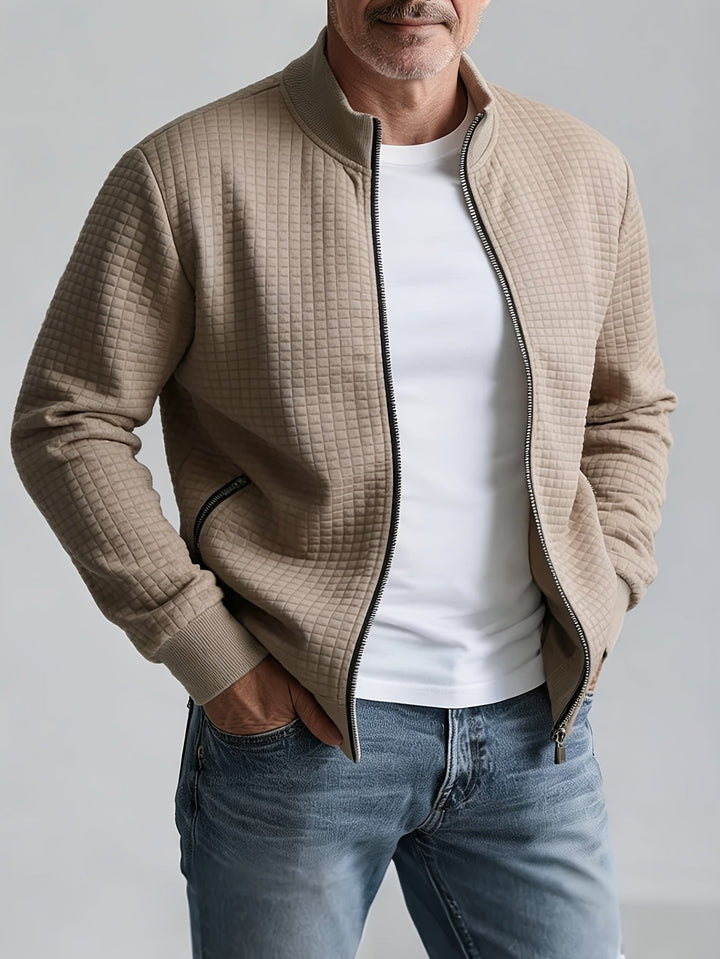 Colihuinca | Chaqueta con cierre y textura en relieve