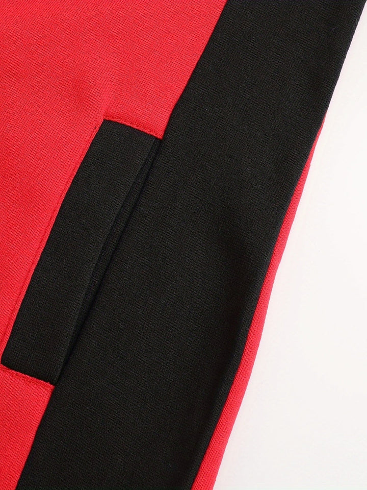 Alejandro | Chaqueta con capucha bicolor