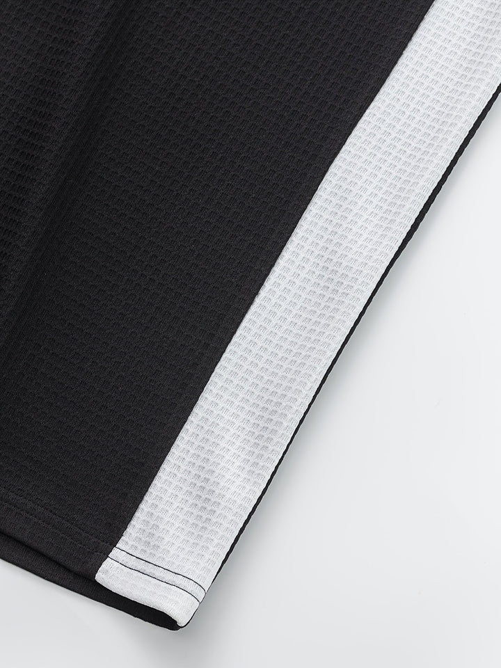 Gunther | Polera henley manga larga con textura