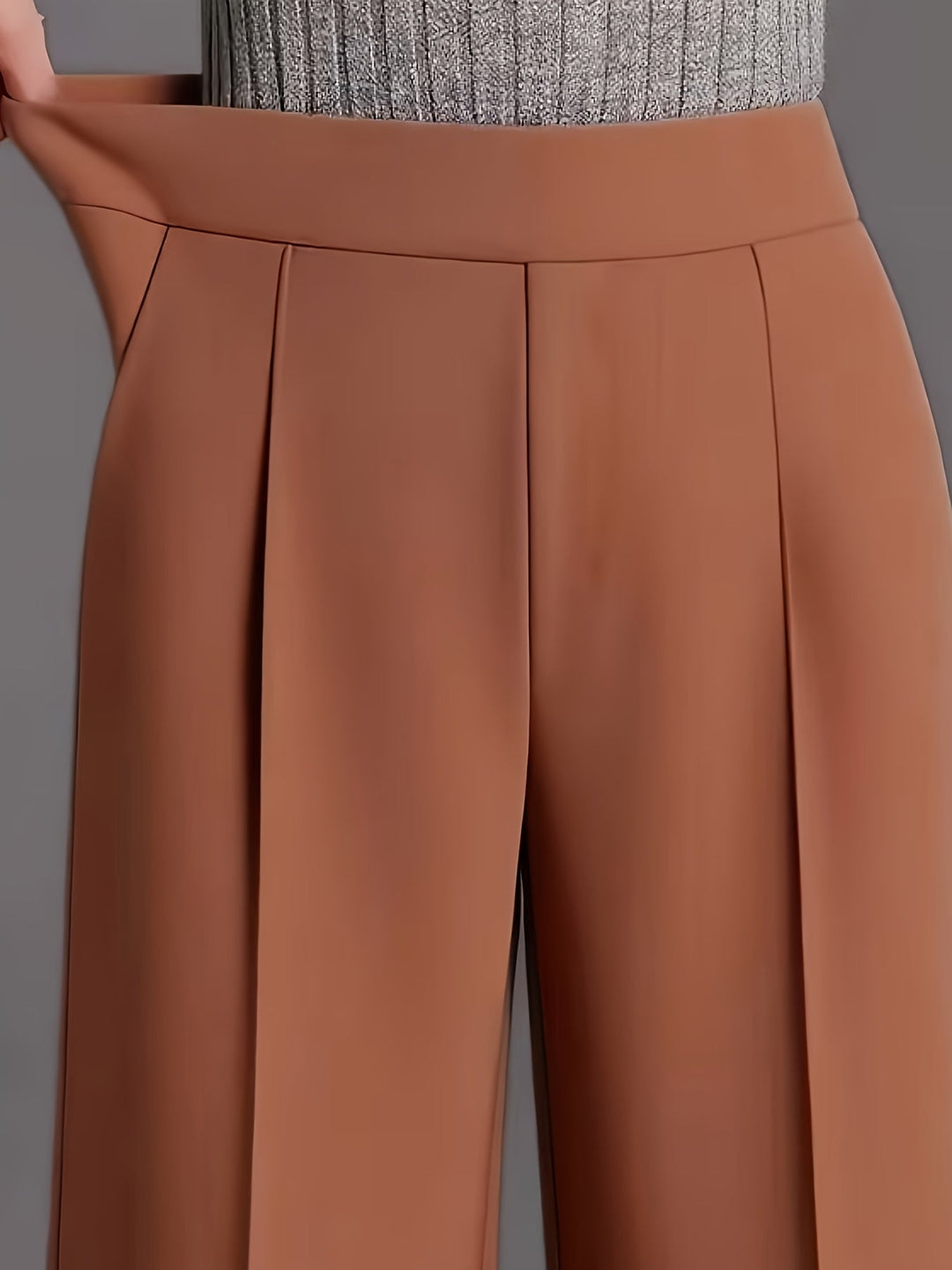 Saray | Pantalones de tiro alto y pierna ancha