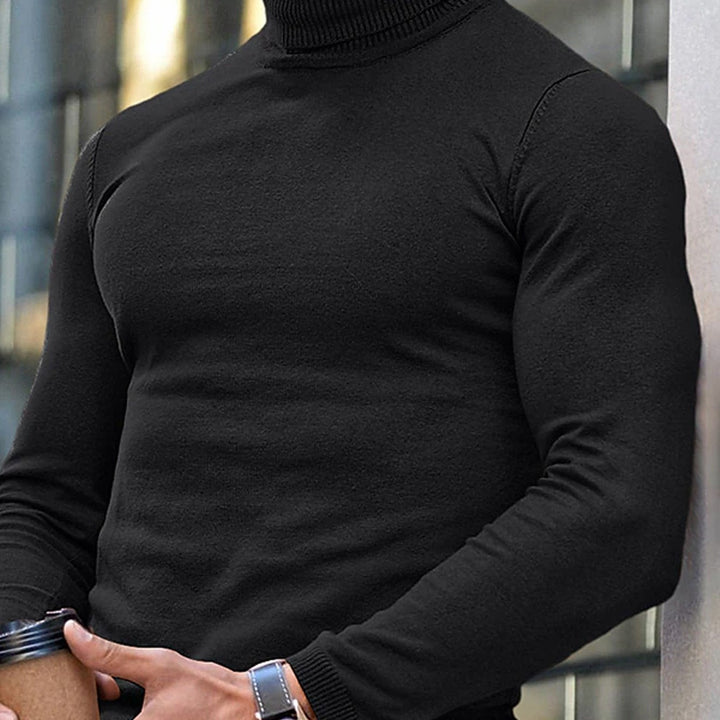 Romualdo | Sweater cuello alto entallado
