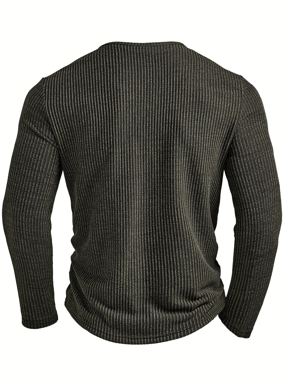Fabián | Polera henley acanalada