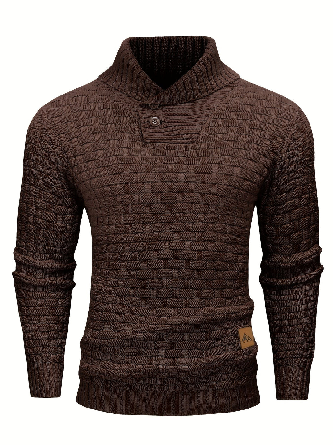 Tomás | Sweater de cuello chal texturado