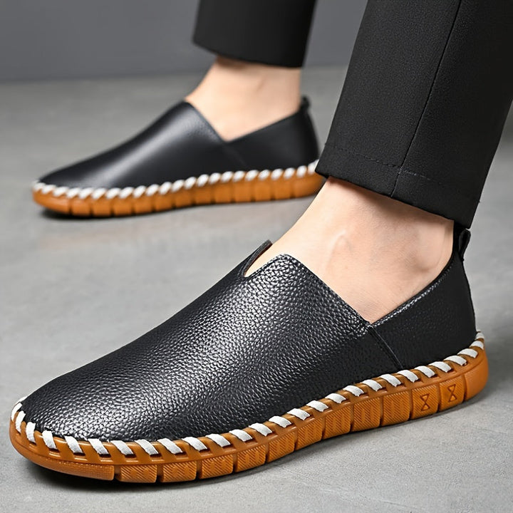 Alan | Mocasines slip-on con costura a mano