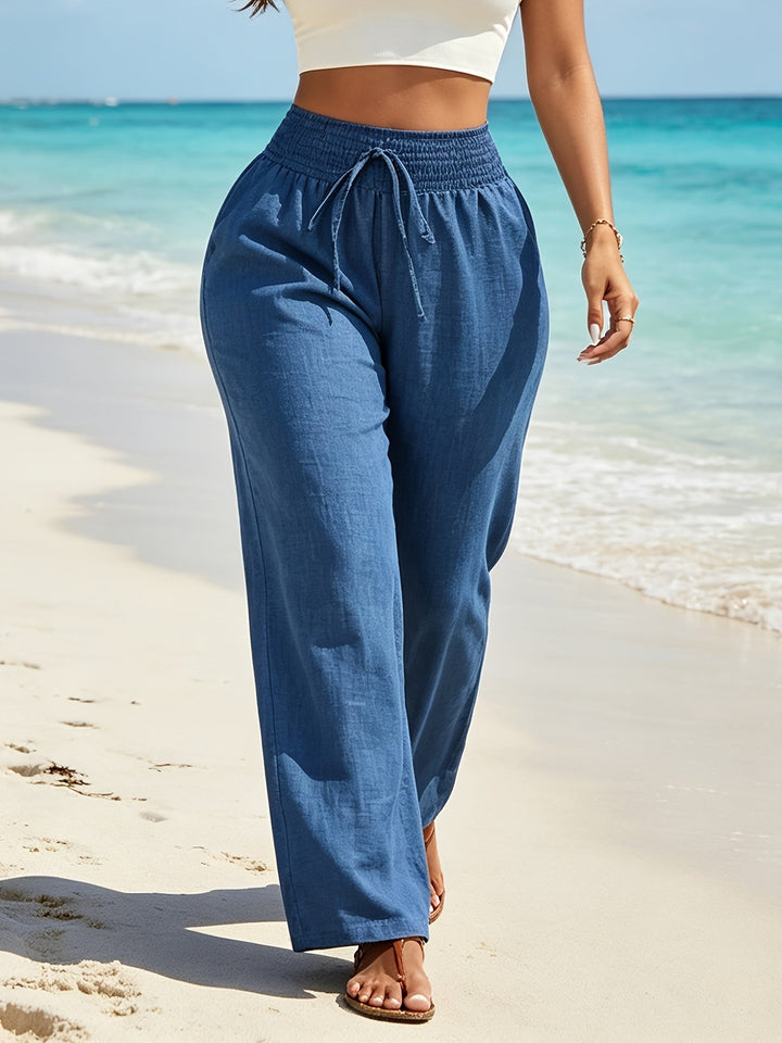 Geraldine | Pantalón ancho fluido